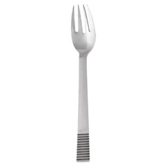 Fourchette à dîner parallèle Georg Jensen en argent sterling 012B