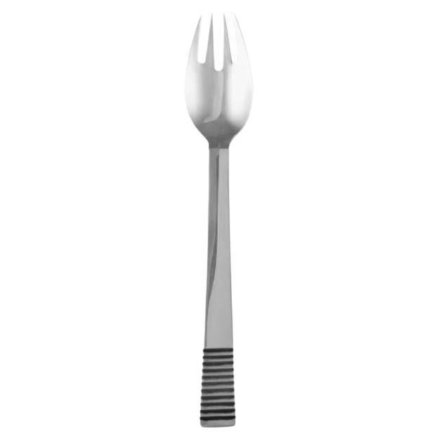 Georg Jensen Sterling Silver Parallel Dinner Fork 012C For Sale
