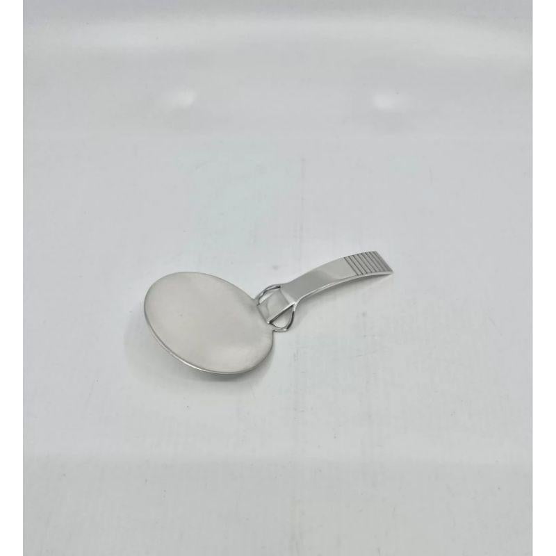 20th Century Georg Jensen Sterling Silver Parallel Pastry Server 157 For Sale
