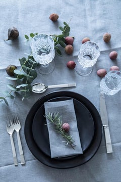 Georg Jensen Cubiertos Paralelos de Plata de Ley para Seis