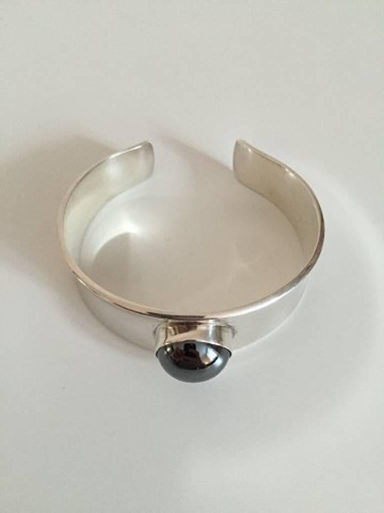 Modern Georg Jensen Sterling Silver Paul Hansen Bangle Bracelet #188