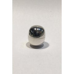 Georg Jensen Sterling Silver Pill Box No 1147B Piet Hein Super Ellipse Egg