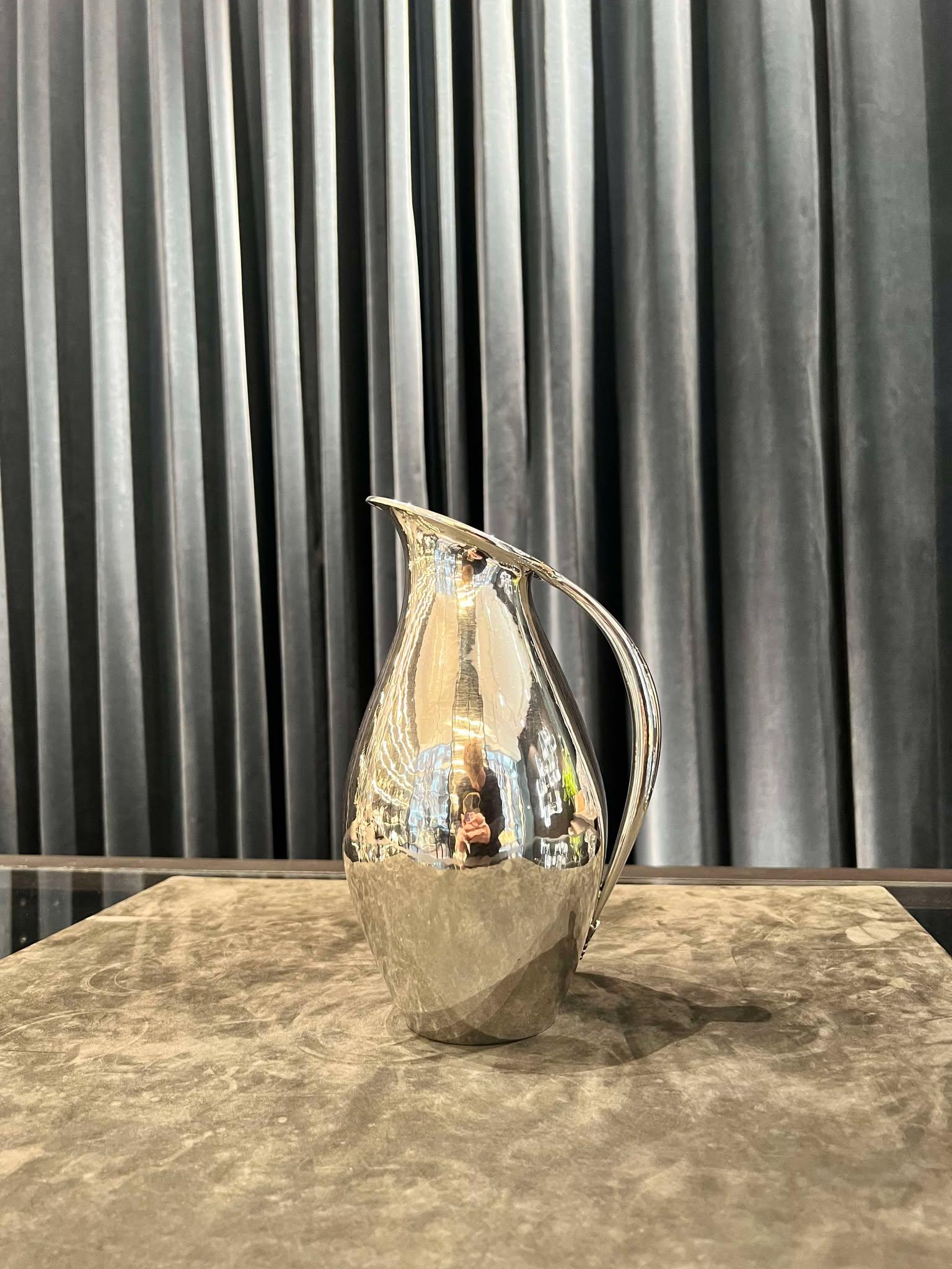 Art Nouveau Georg Jensen Sterling Silver Pitcher 432A For Sale