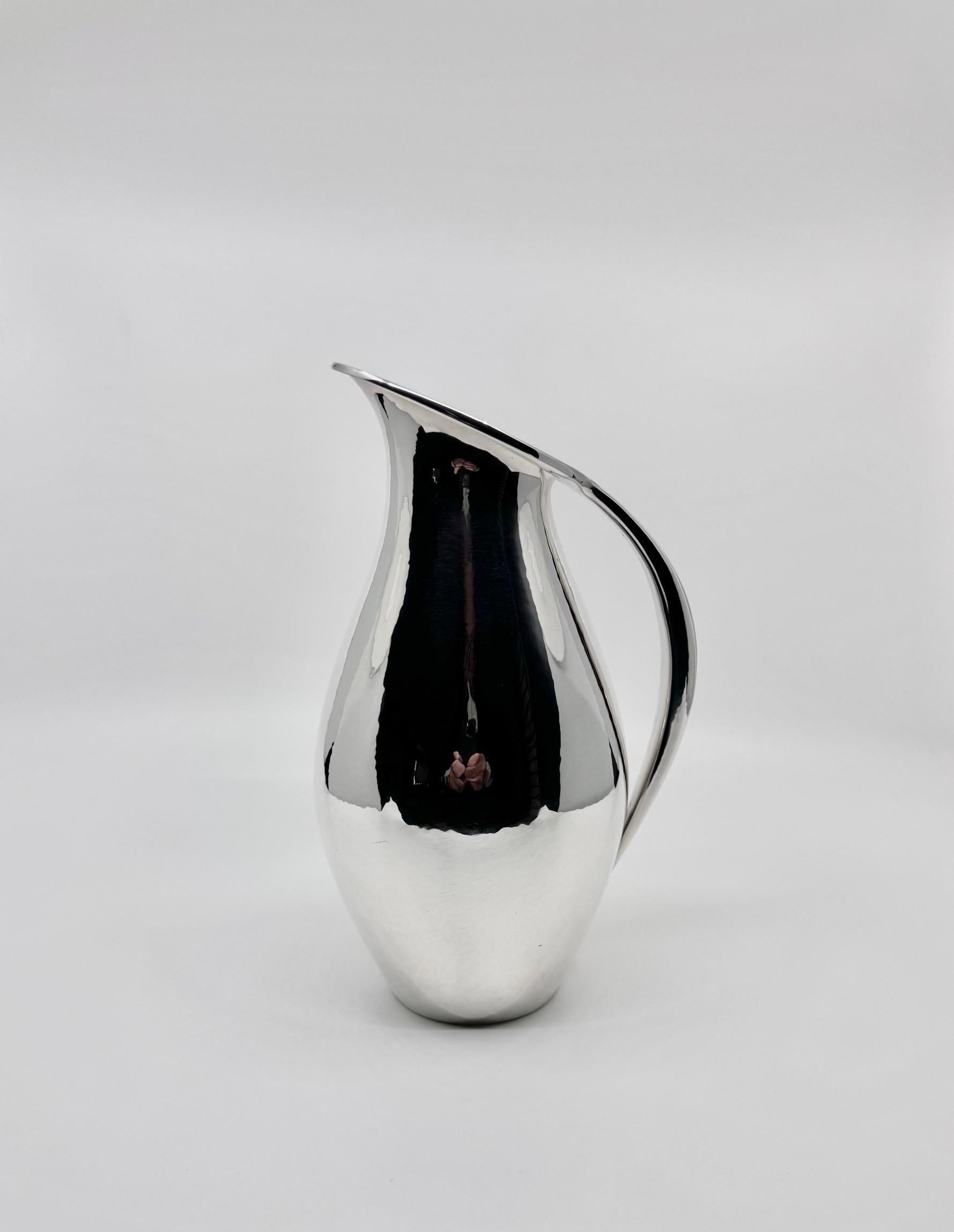 Georg Jensen Jarra de plata de ley 432A Hecho a mano en venta
