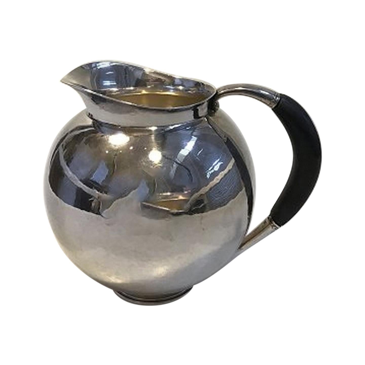 Georg Jensen Sterling Silver Pitcher No 533A For Sale