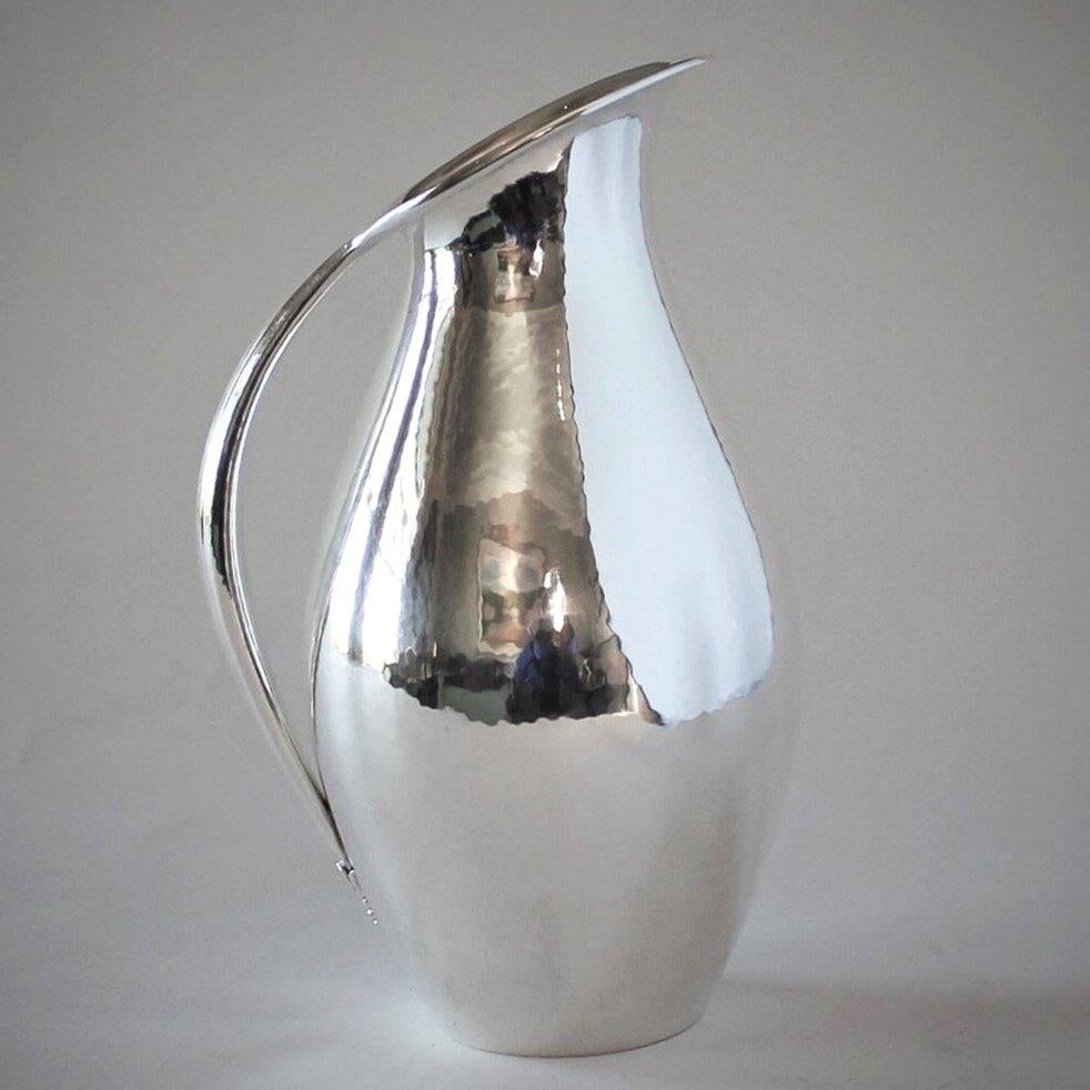 Art Deco Georg Jensen Sterling Silver Pitcher, No.432a, by Johan Rohde For Sale