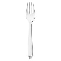 Georg Jensen Sterling Silver Pyramid Child''s Fork by Harald Nielsen