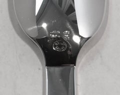 Pyramid Pattern Sterling Silver Marrow Scoop--Georg Jensen, Denmark