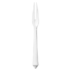 Georg Jensen Sterling Silver Pyramid Meat Fork with 2 Tines by Harald Nielsen