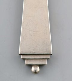 Georg Jensen Sterling Silver Pyramid Serving Spade/Cake Server, 2 Pieces