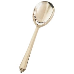 Georg Jensen Sterling Silver Pyramid Serving Spoon #115 Small