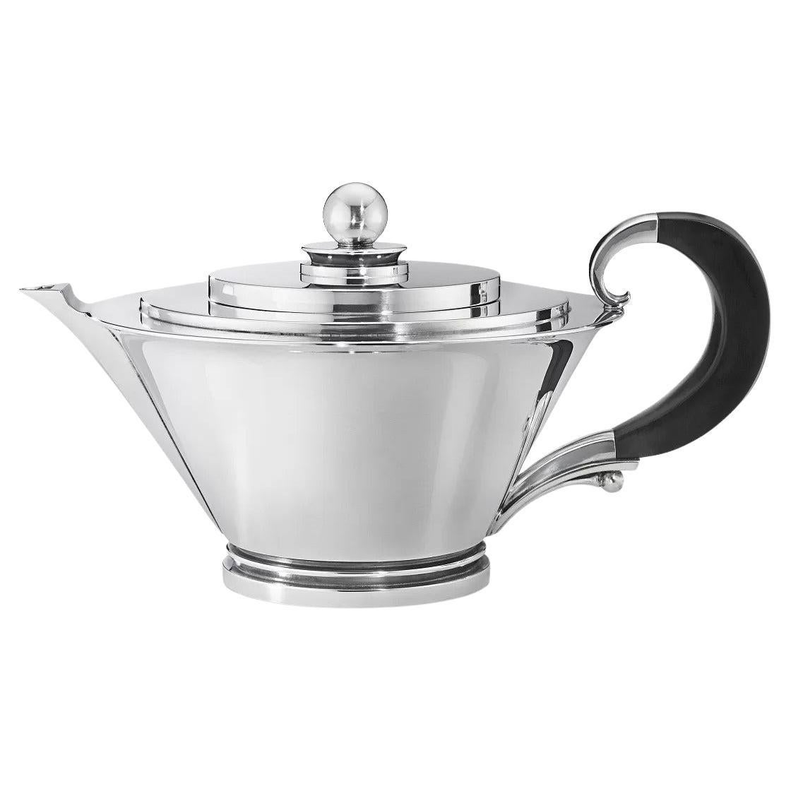 Georg Jensen Sterling Silver Pyramid Teapot #600B en venta