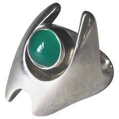 Georg Jensen Sterling Silver Ring by Henning Koppel No 139(Size 8)