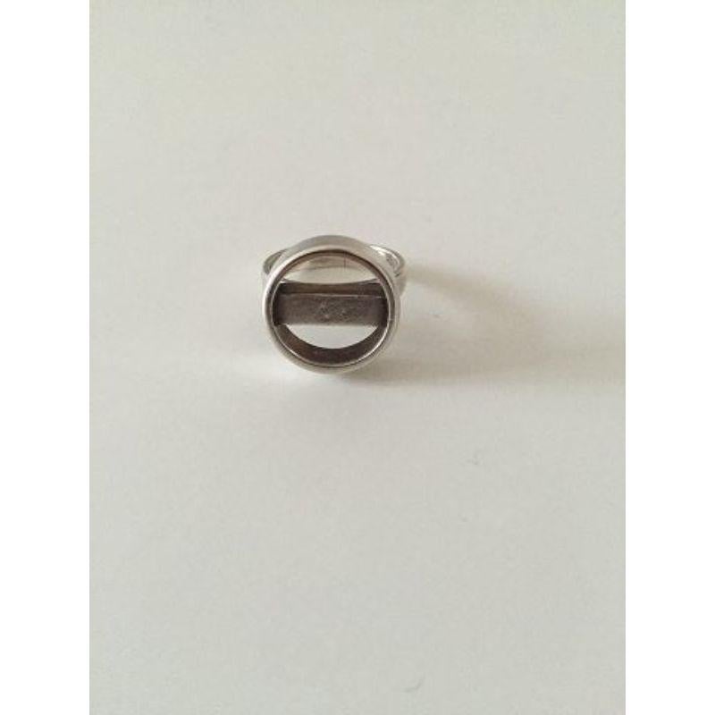 Georg Jensen Sterling Silver Ring by Søren Georg Jensen No 122 In Good Condition For Sale In Copenhagen, DK