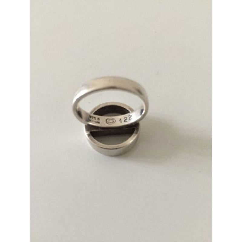 Women's Georg Jensen Sterling Silver Ring by Søren Georg Jensen No 122 For Sale