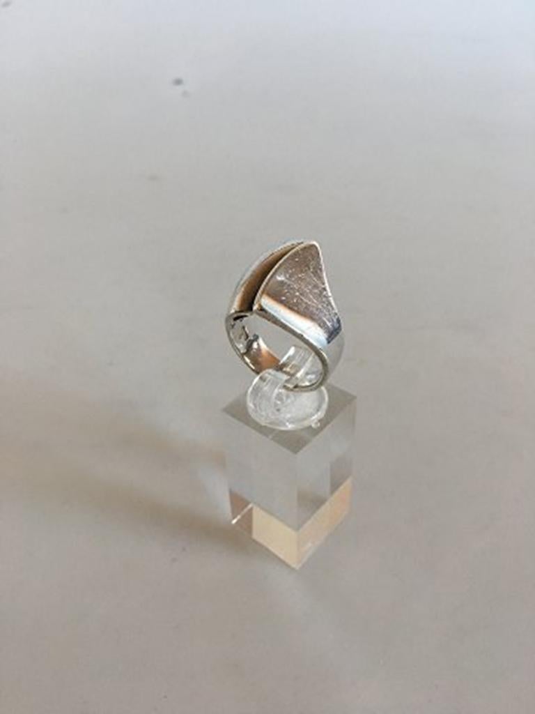 Georg Jensen Sterling Silver Ring. Ring Size 55 / US 7 1/2. Weighs 11.7 g / 0.41 oz.
