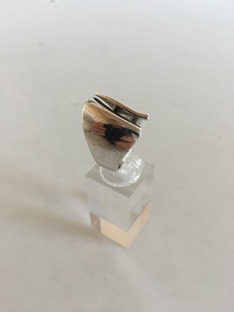 Modern Georg Jensen Sterling Silver Ring For Sale
