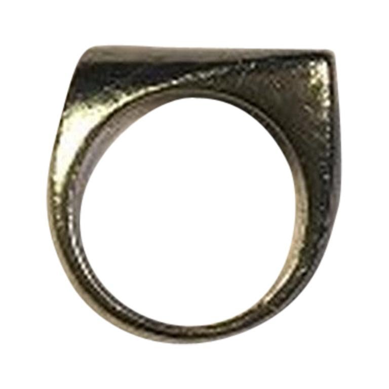 Georg Jensen Sterling Silver Ring No 141 Plaza Henning Koppel For Sale