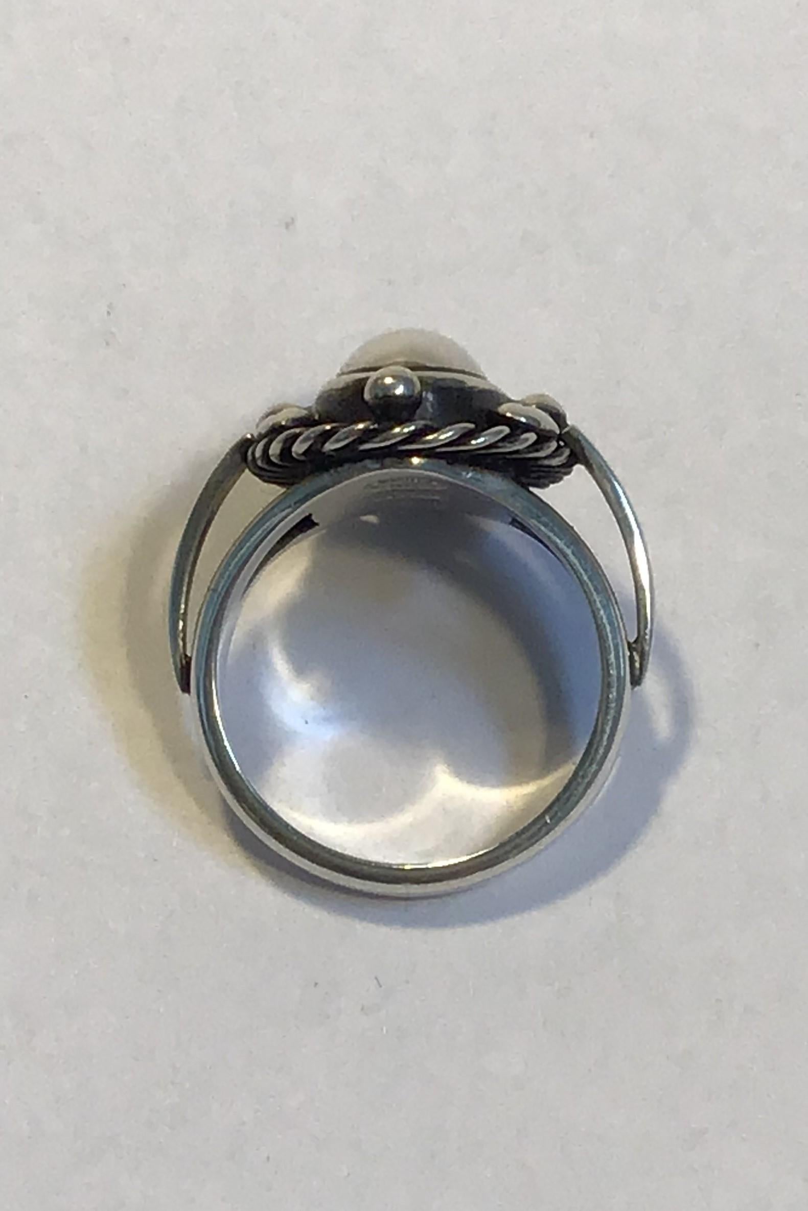Art Nouveau Georg Jensen Sterling Silver Ring No 1A