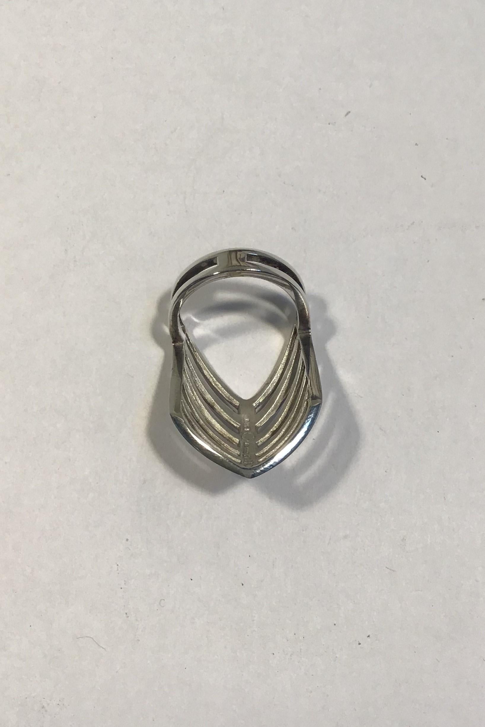 Modern Georg Jensen Sterling Silver Ring No. 289 Nanna Ditzel