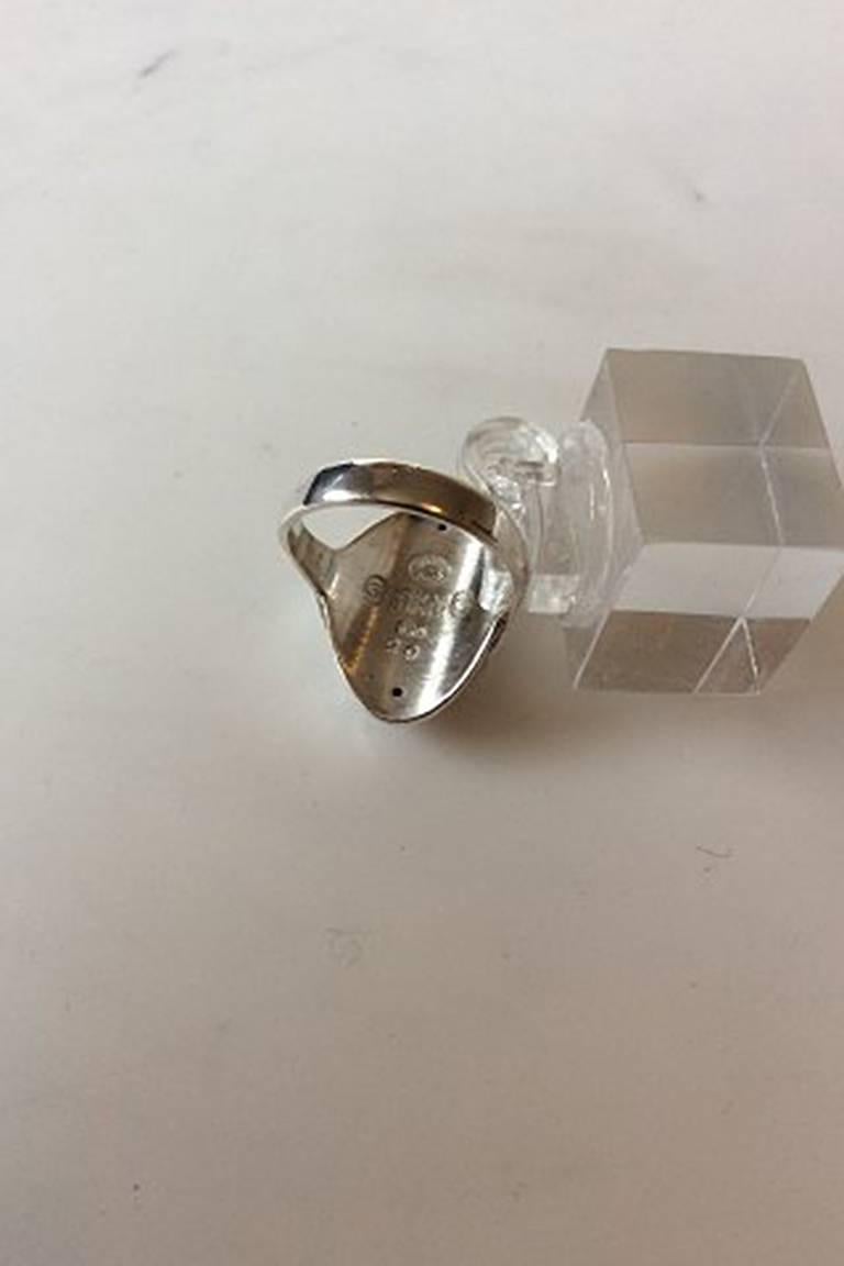 Art Nouveau Georg Jensen Sterling Silver Ring No 29 For Sale