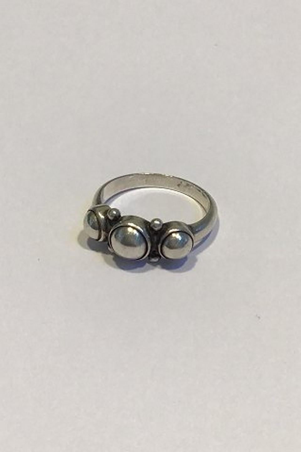 Georg Jensen, Sterlingsilber-Ring Nr. 3 (Moderne) im Angebot