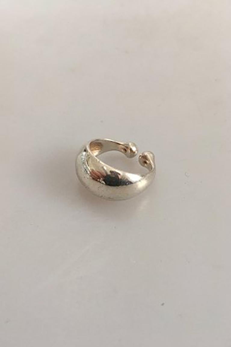 Georg Jensen Sterling Silver Ring No 329.
Ring Size 50 / US 5 1/4. Weighs 8 g / 0.25 oz.