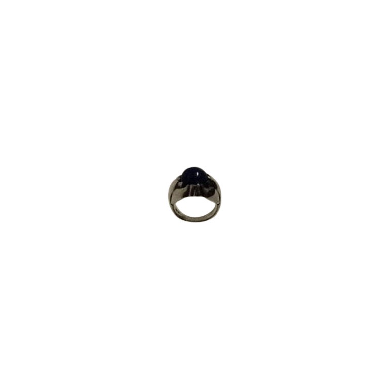 Georg Jensen, Ring Nr. 59 aus Sterlingsilber mit Lapislazuli, von 1933- 1944 im Angebot