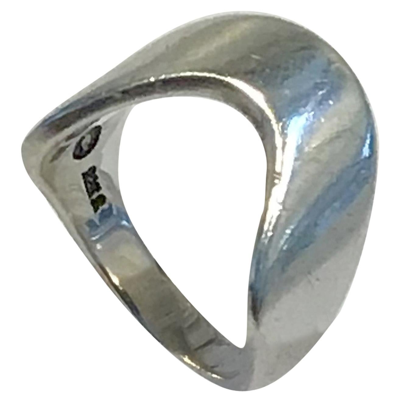 ''GEORG JENSEN'' MODEL NUMBER 707 SILVER 925 RING / SILVER