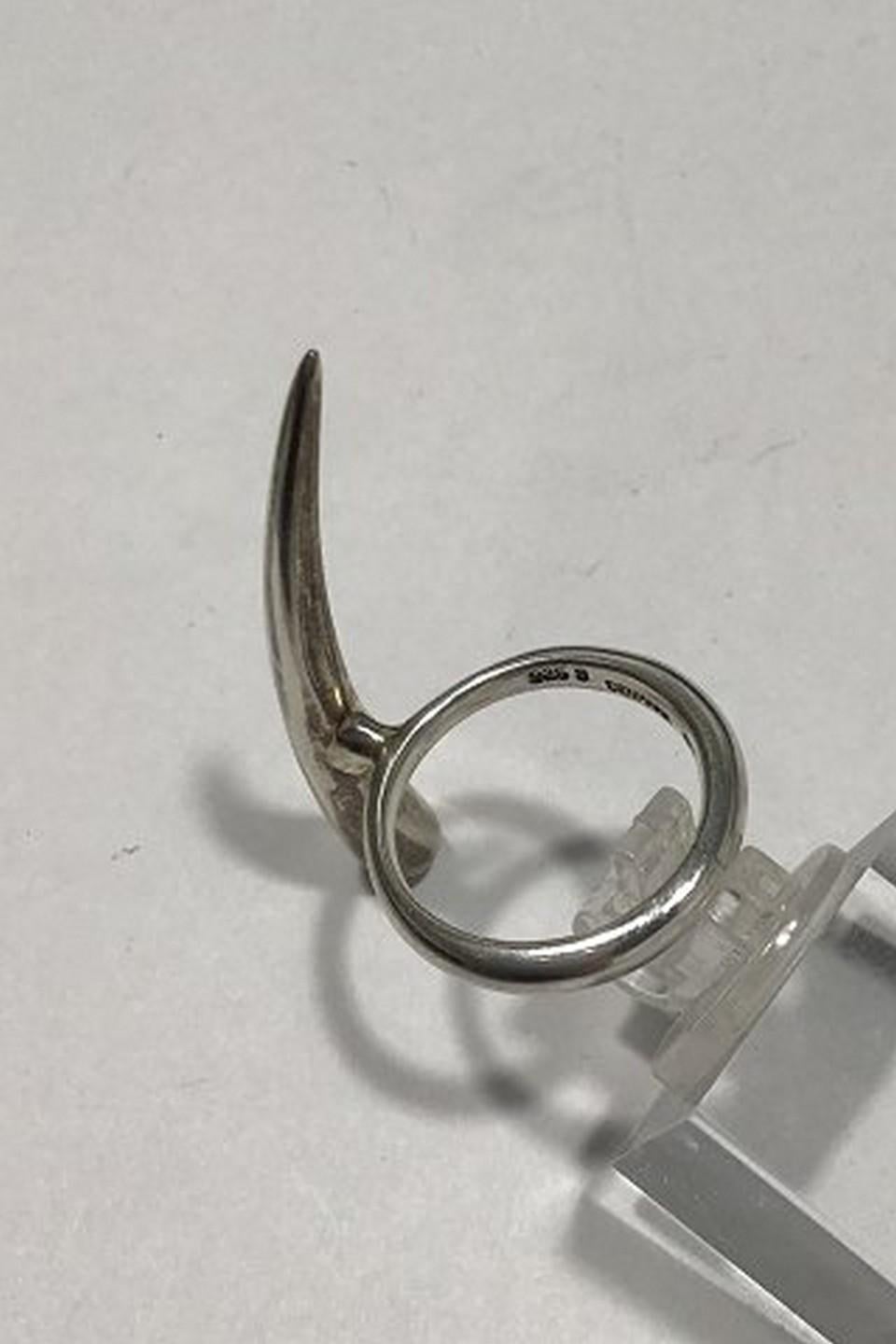 Georg Jensen Sterling Silber Ring UNO Nr. 451 Jacqueline Rabun Ring im Zustand „Gut“ in Copenhagen, DK
