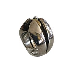 Georg Jensen Sterling Silver Ring with Gold No 311 by Regitze Overgaard