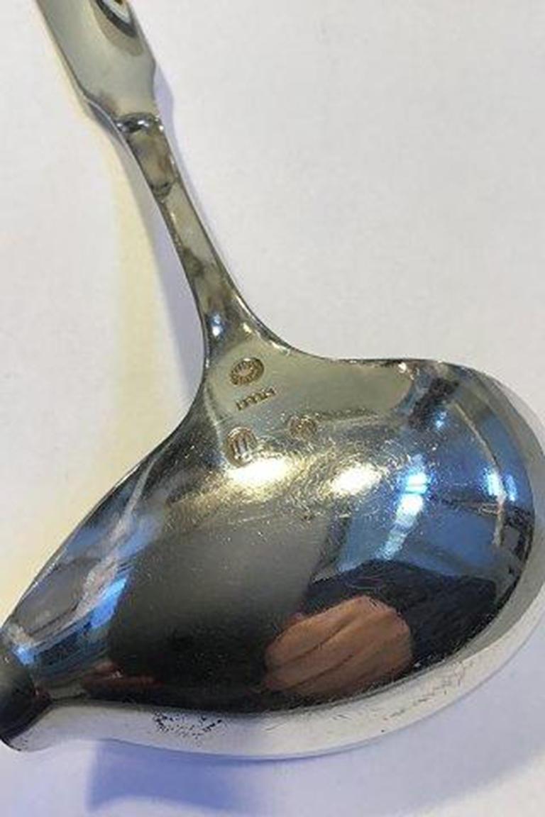 Georg Jensen Sterling Silver Rope Sauce Ladle No 153A For Sale 1