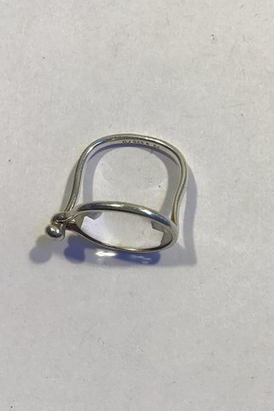Modern Georg Jensen Sterling Silver Savannah Ring