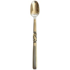 Georg Jensen Sterling Silver Scroll Iced Tea Spoon