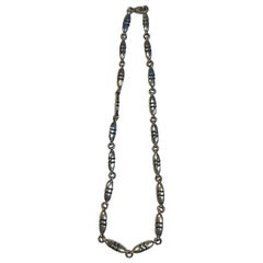 Georg Jensen Sterling Silver Segmented Necklace No 391