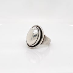 Georg Jensen Sterling Silver Signet Ring no. 46A