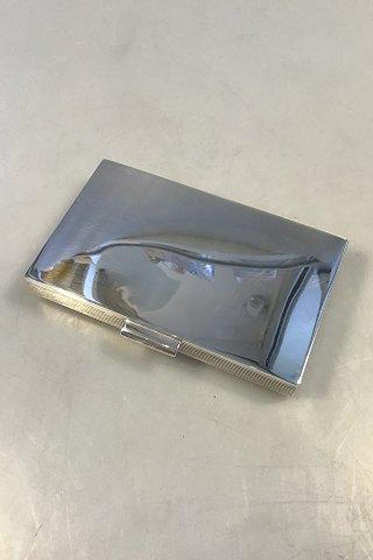 Georg Jensen Scatola Sigvard Bernadotte in argento 925 con coperchio n. 712 In condizioni buone in vendita a Copenhagen, DK