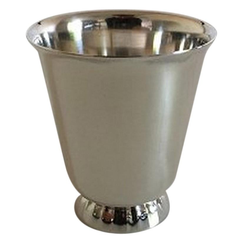 Georg Jensen Sterling Silver Sigvard Bernadotte Cup, from after 1945 For Sale