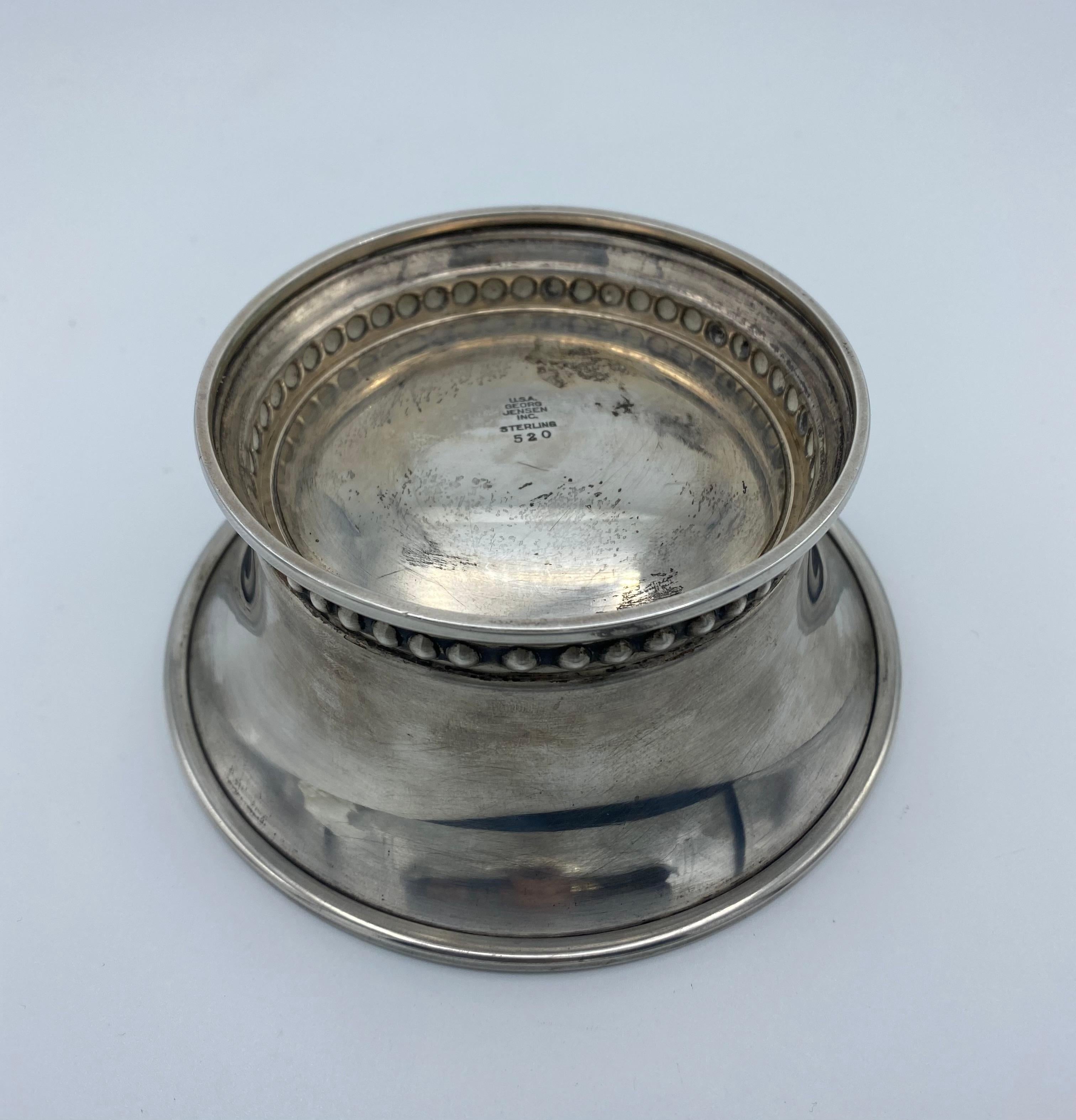 Georg Jensen Sterling Silver Small Dish Bowl, #520 4