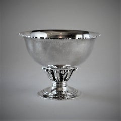 Georg Jensen Sterling Silver Small Louvre Bowl, No, 180B