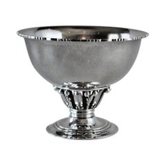 Georg Jensen Sterling Silver Small Louvre Bowl, No, 180B