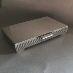 Georg Jensen Sterling Silver Small Table Box, No.712 by Sigvard Bernadotte