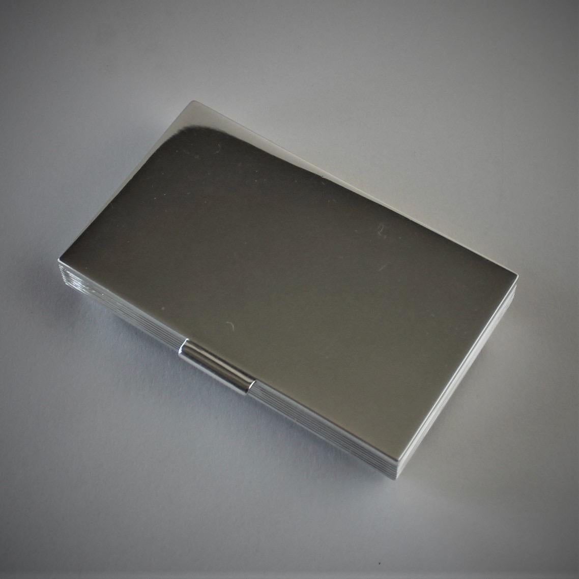 Danish Georg Jensen Sterling Silver Small Table Box, No.712 by Sigvard Bernadotte