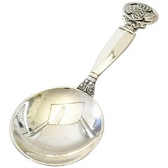 Georg Jensen Sterling Silver Sugar Spoon Made for the Dutch Airline KLM