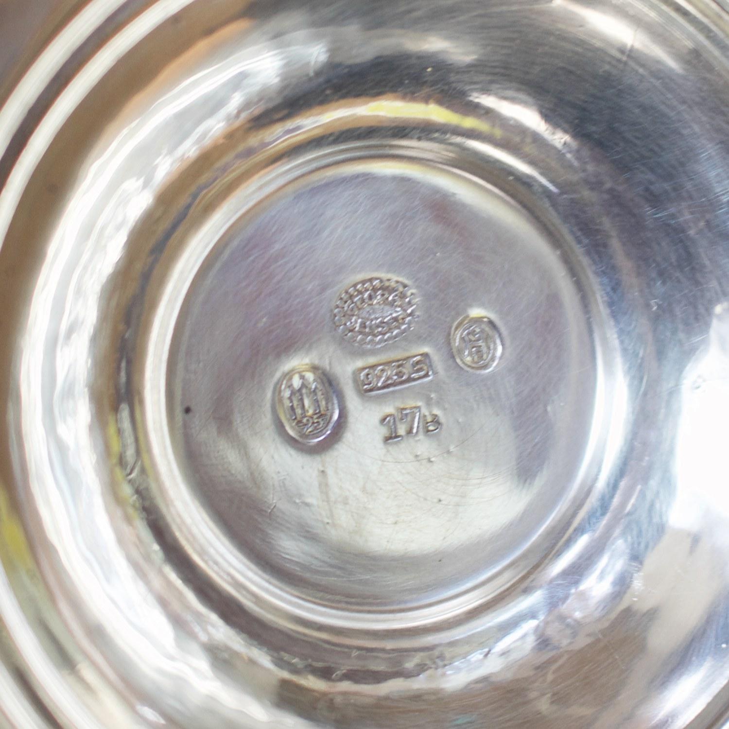 Georg Jensen Sterling Silver, Tazza Cup Designed by Johan Rohde, circa 1930 In Good Condition In Forest Row, East Sussex