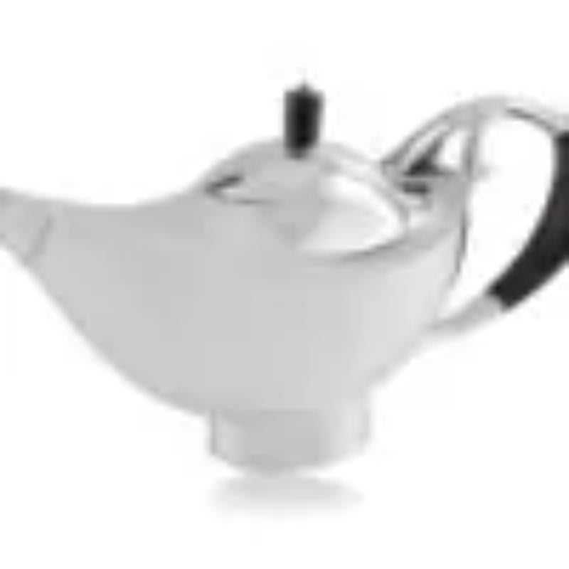 Art Nouveau Georg Jensen Sterling Silver Teapot 1011 For Sale