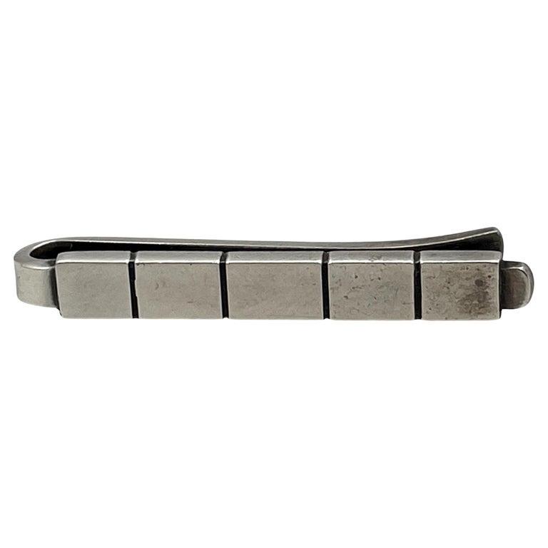 Épingle à Cravate En Argent 925 - Pince à Cravate Argent Massif - Occasion Très Bon état