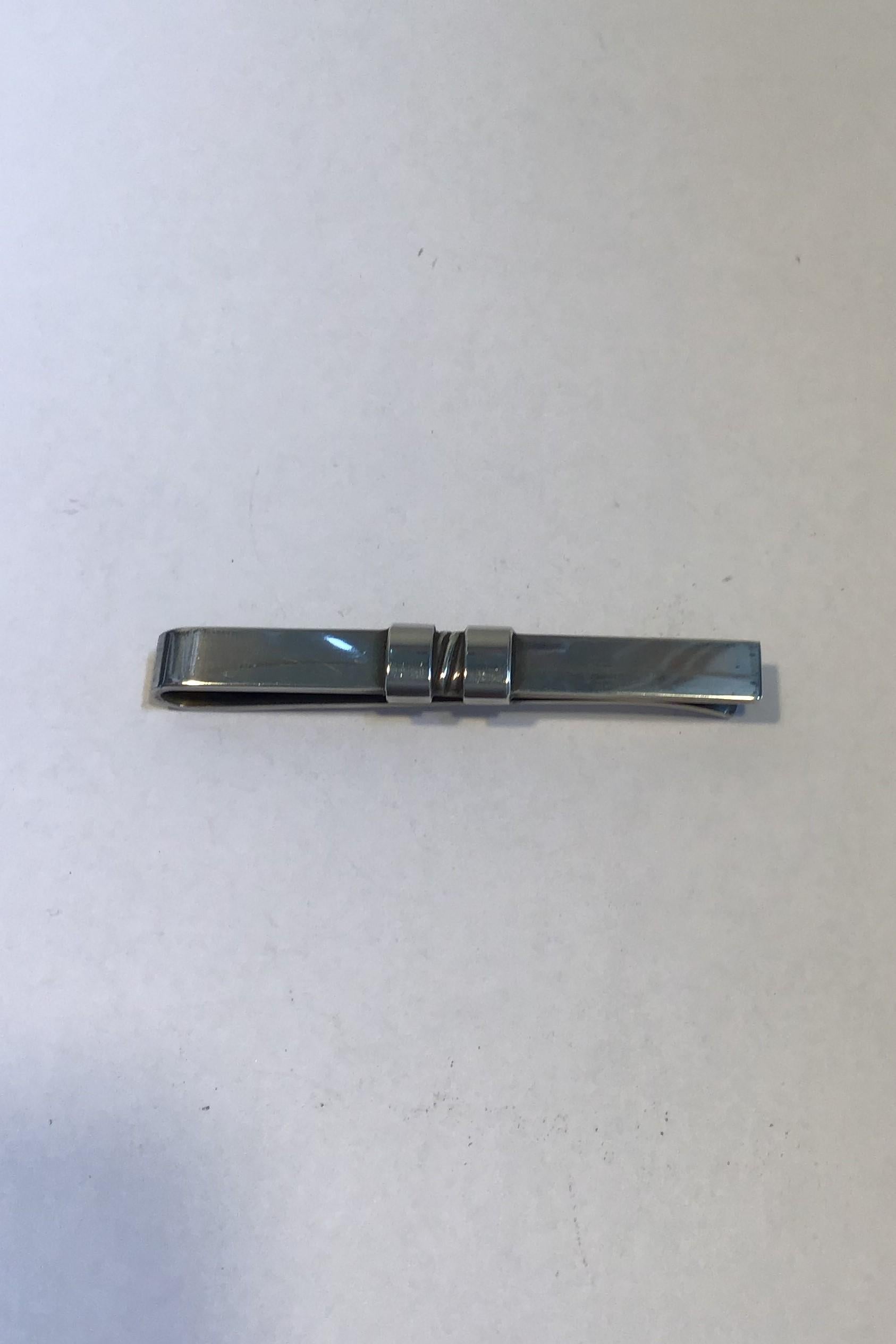 Modern Georg Jensen Sterling Silver Tie Pin Bar No 74