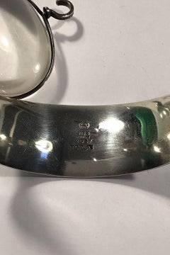 Georg Jensen Sterling Silver Torun Armring with Rutile Quartz No 203