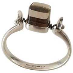 Georg Jensen Sterling Silver Torun Bracelet with Quartz #207 at 1stDibs |  georg jensen torun armband, georg jensen torun bracelet